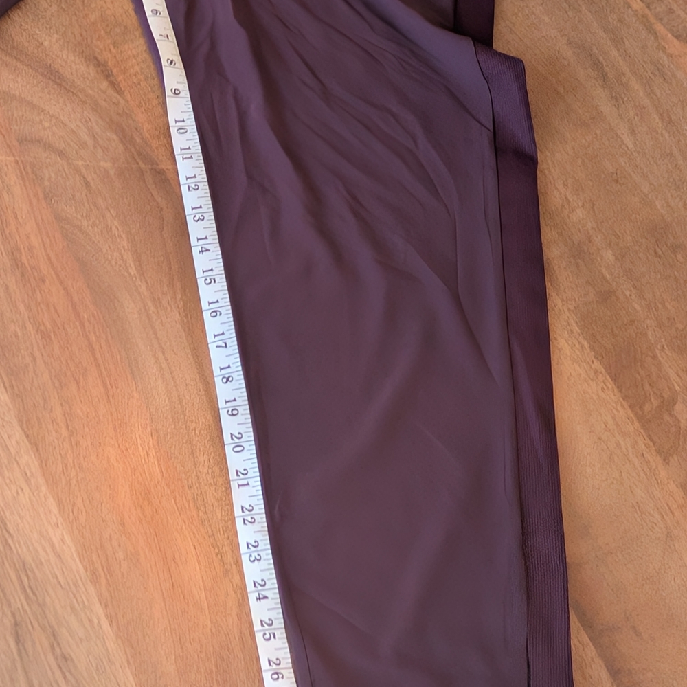 Athleta Brooklyn Mid Rise Ankle Pant In Burgundy - Picture 4 of 7